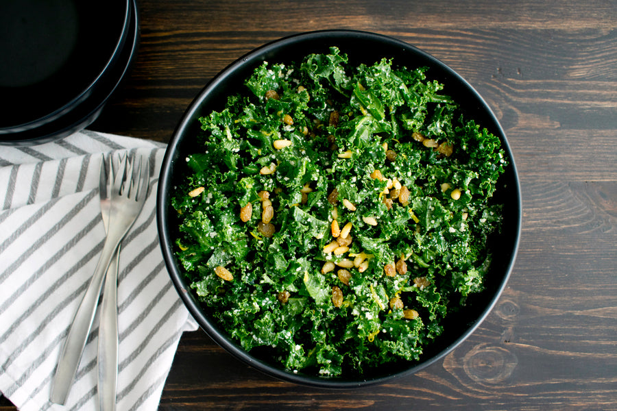 CREAMY LETTUCE & KALE SALAD