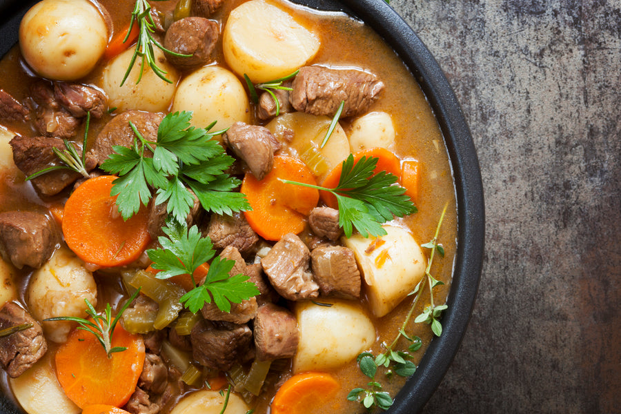 LEMON BEEF & MUSHROOM SOUP